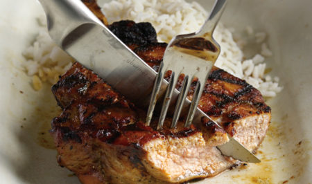Sweet & Garlicky Pork Chops