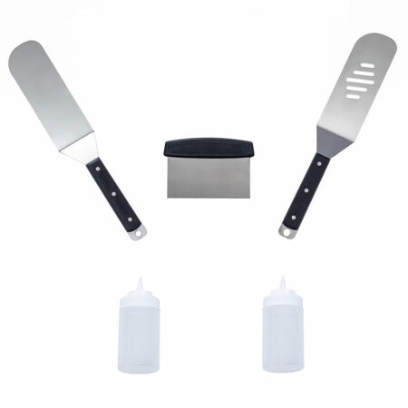 BBQGuys Signature 5-Piece Griddle Tool Set