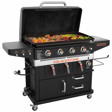 Blackstone Patio 36-Inch Griddle Cooking Station W/ Air Fryer