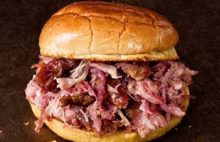 Carolina Pulled Pork Sandwiches with Pig Picker Pucker Sauce