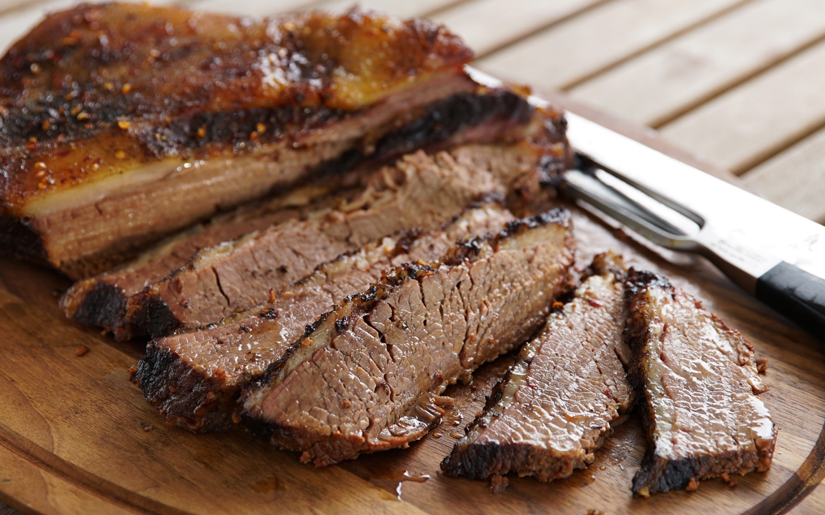 Bacon-Smoked Brisket Flat