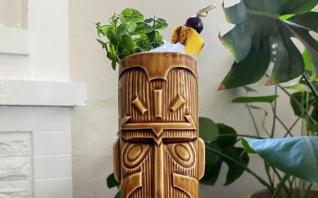 Charred Pineapple Zombie Cocktail