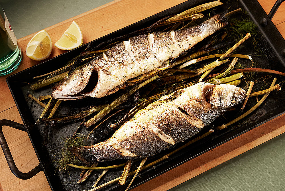 Fennel Grilled Branzino French Riviera Style
