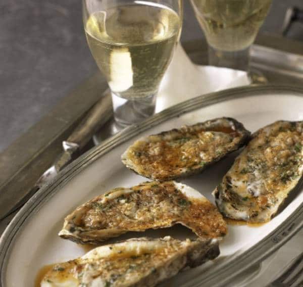Grilled Oysters With Roasted Garlic Butter And Romano Recipe