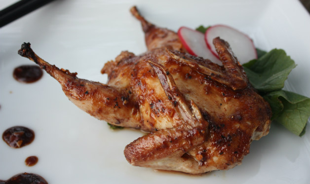 Hoisin Glazed Quail