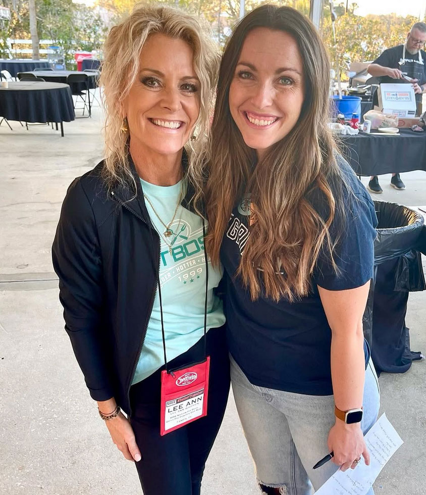 Leanne Whippen and Susie Bulloch