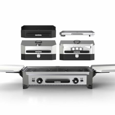 Magma Crossover Double Burner Camping Stove With Complete Accessory Top Bundle