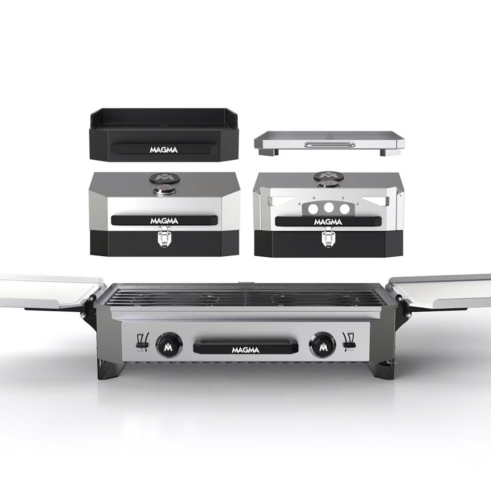 Magma Crossover Double Burner Camping Stove With Complete Accessory Top Bundle