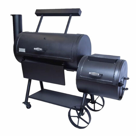 Old Country BBQ Pits Brazos Loaded 35-Inch Offset Charcoal Smoker