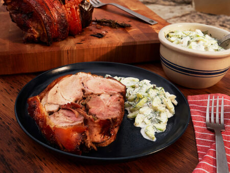Pearl District Spiessbraten with Jicama Salad