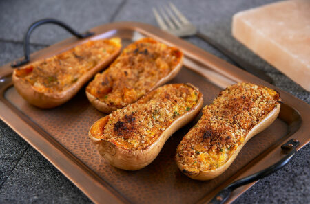 West Indian Squash Gratin