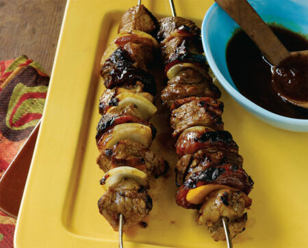 South African Shish Kebabs (Sosaties)