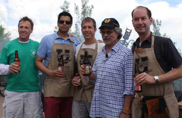 Steven Raichlen with BBQ U 2013 Attendees