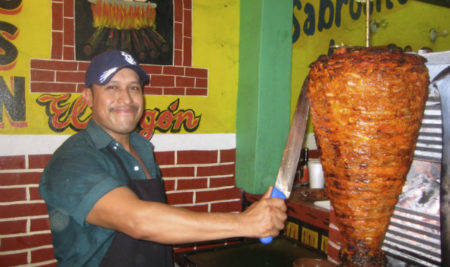 Meat for tacos al pastor