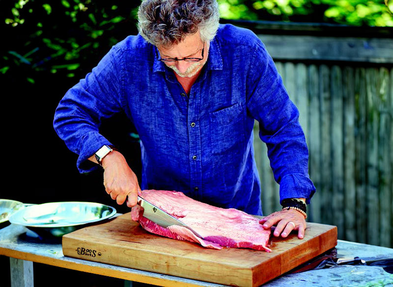 Steven Trimming Brisket