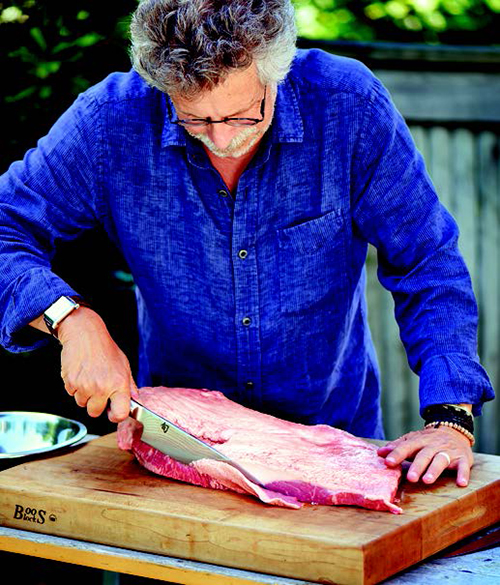 Trimming Brisket