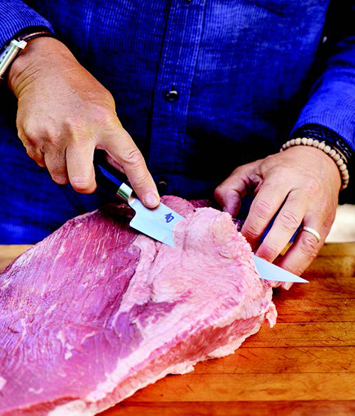 Trimming a Brisket