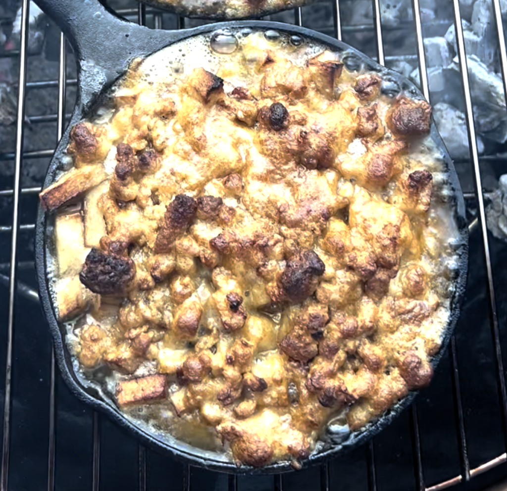 Smoke Bacon Bourbon Apple Crisp